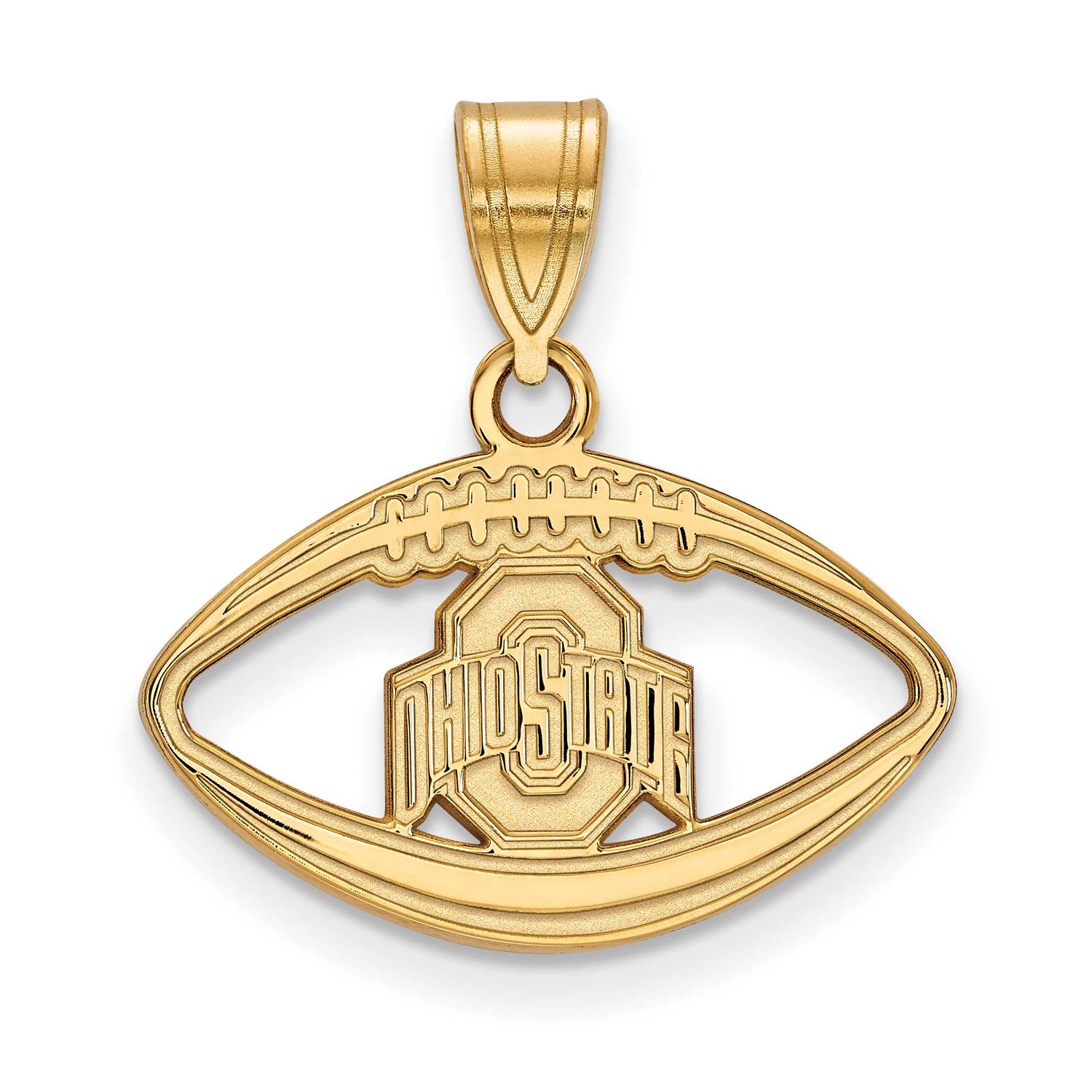 Ohio State University Football Pendant 14k Gold 4Y018OSU, UPC: