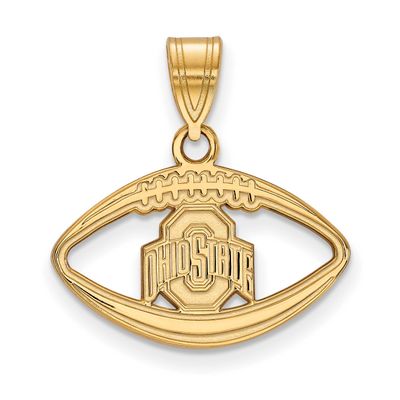 Ohio State University Football Pendant 14k Gold 4Y018OSU, UPC: