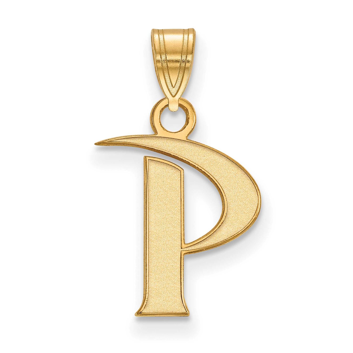 Pepperdine University Letter P Small Pendant 10k Gold 1Y001PEU, UPC: 886774795164