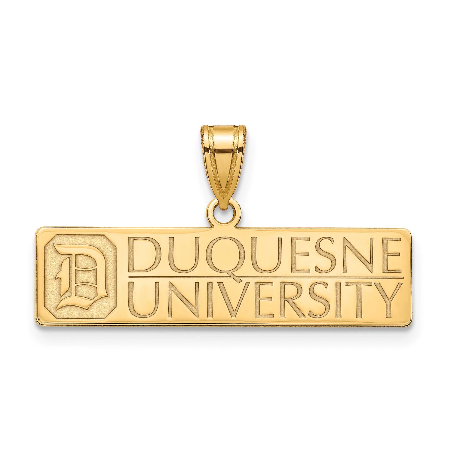 Duquesne University Large Pendant 10k Gold 1Y002DUU, UPC: 886774796963