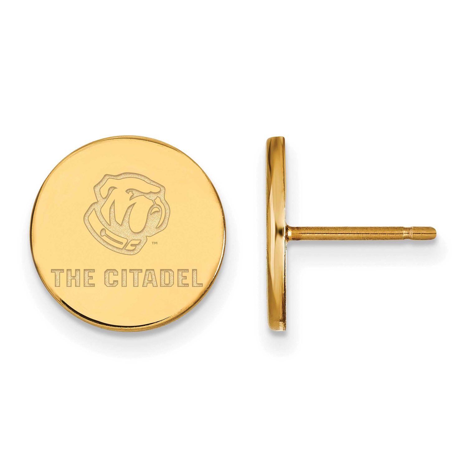 The Citadel Extra Small Post Earrings 10k Gold 1Y021TCI, UPC: 886774812076