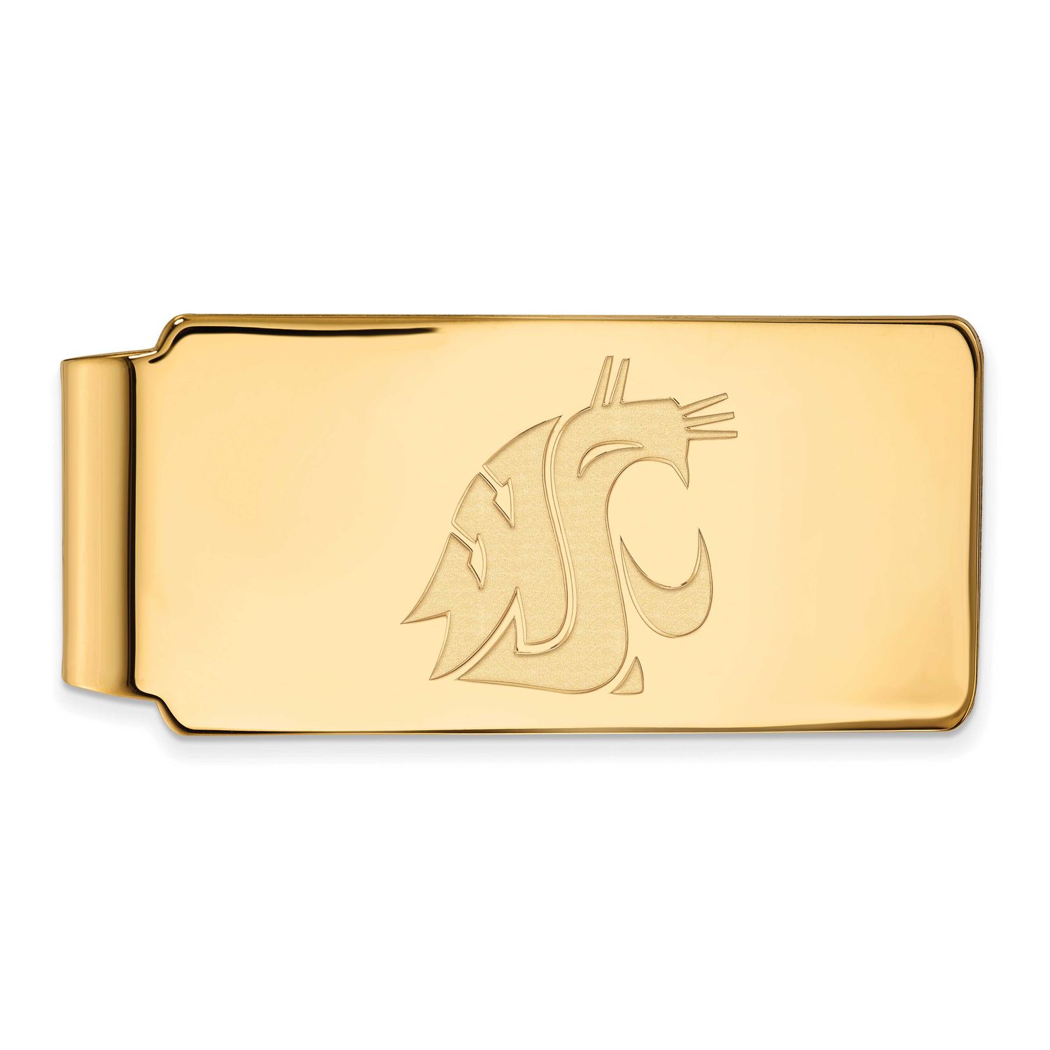 Washington State University Cougar Money Clip 10k Gold 1Y018WAS, UPC: 886774811345