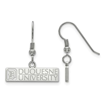 Duquesne University Small Dangle Earrings Sterling Silver SS003DUU, UPC: 886774681344