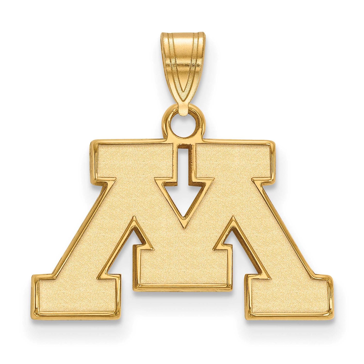 University of Minnesota Letter M Small Pendant 10k Gold 1Y002UMN, UPC: 886774798363
