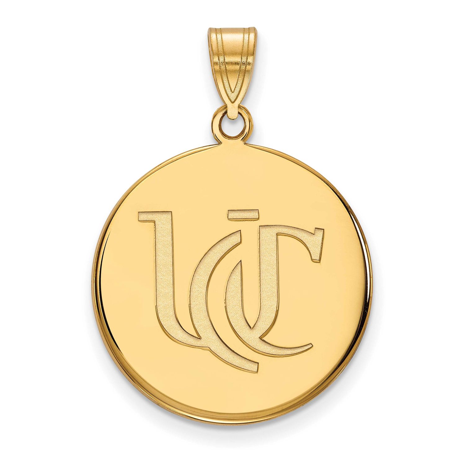 University of Cincinnati U-C Large Disc Pendant 14k Gold 4Y051UC, UPC: 886774884127