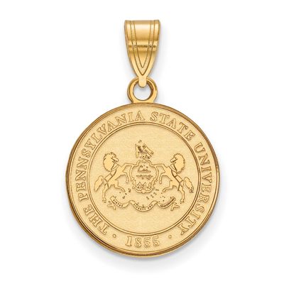 Penn State University Medium Crest Pendant 14k Gold 4Y042PSU, UPC: 191101779404