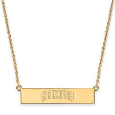 MLB Arizona Diamondbacks Team Script Bar 18 Inch Necklace Gold-plated Sterling Silver GP041DIA-18, …