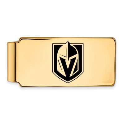 Vegas Golden Knights Money Clip with Epoxy Gold-plated Sterling Silver GP030VGK, UPC: 191101778568