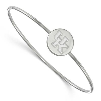 University of Kentucky Bangle Slip On Sterling Silver Rhodium-plated SS014UK-7, UPC: 886774726267