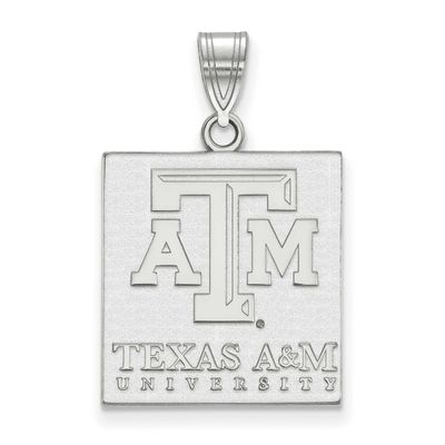 Texas A And M University Large Pendant 10k White Gold 1W067TAM, UPC: 886774792385