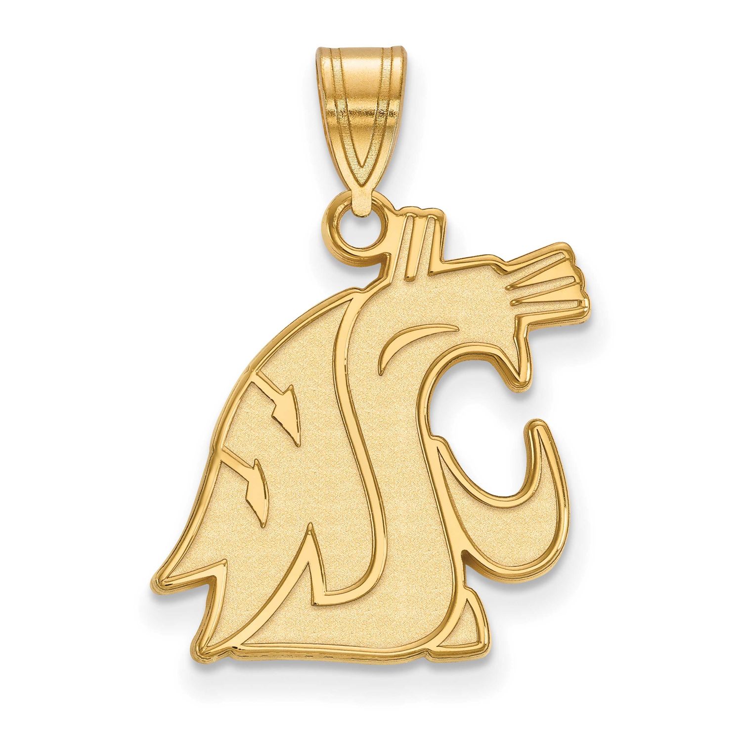Washington State University Cougar Large Pendant 10k Gold 1Y003WAS, UPC: 886774800431