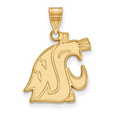 Washington State University Cougar Large Pendant 10k Gold 1Y003WAS, UPC: 886774800431