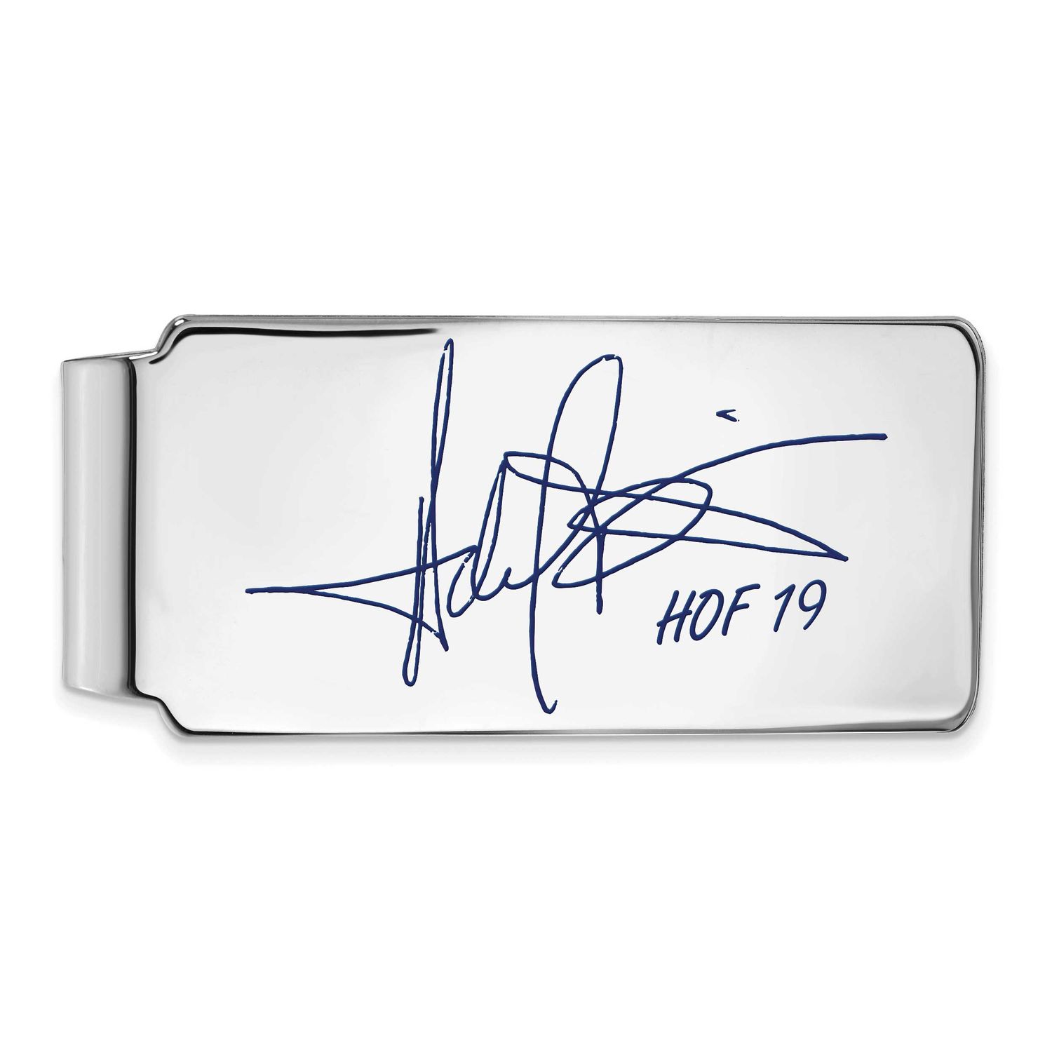Harold Baines Hall of Fame Signature Epoxy Money Clip Sterling Silver SSHF04HB19, UPC: