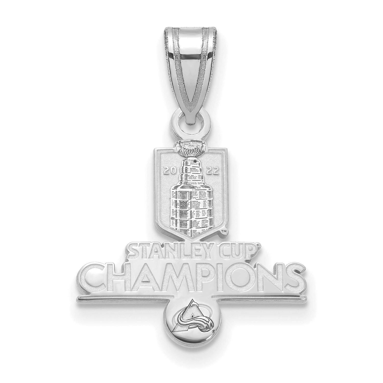 2022 Stanley Cup Champions Colorado Avalanche Medium Pendant Sterling Silver SS001AVA22, UPC: 19690…