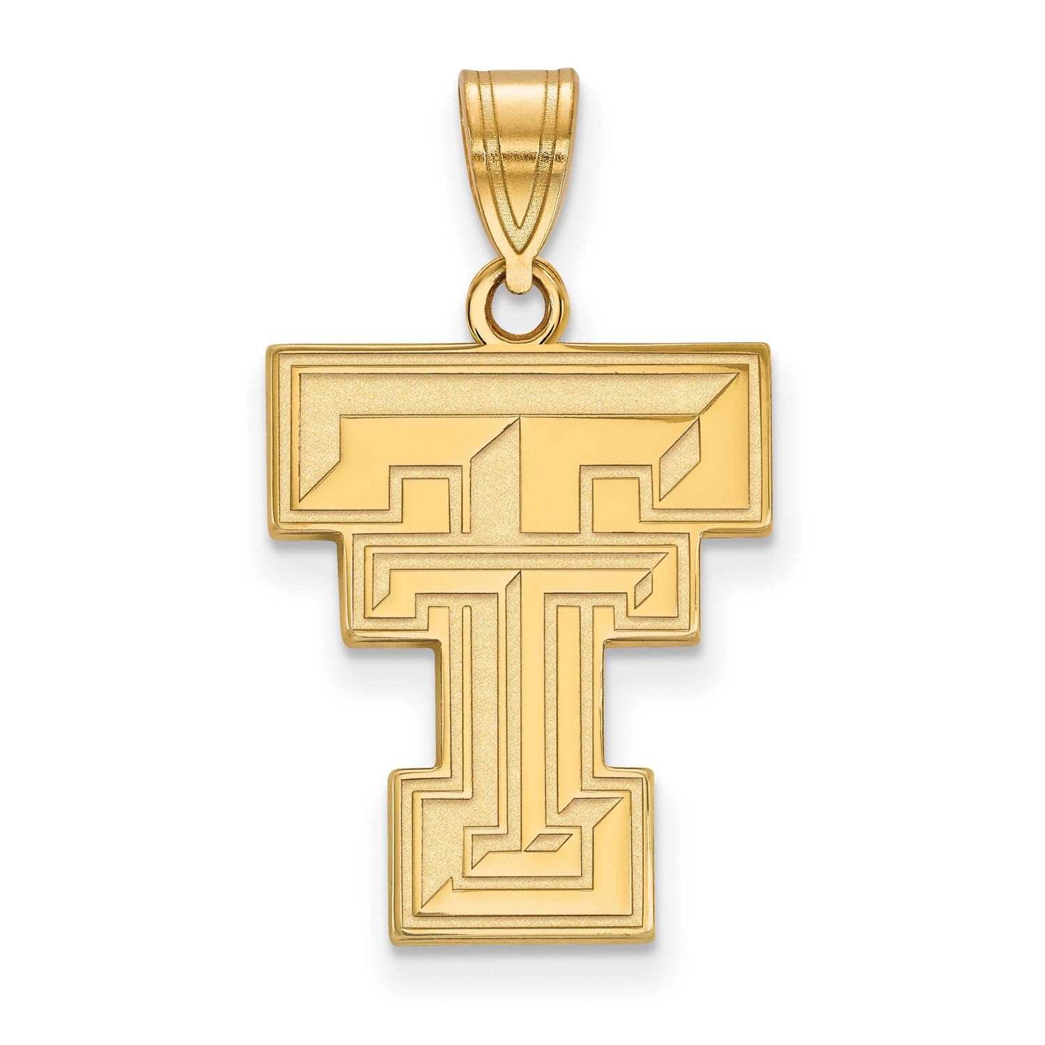 Texas Tech University T-T Large Pendant 14k Gold 4Y004TXT, UPC: 886774863061