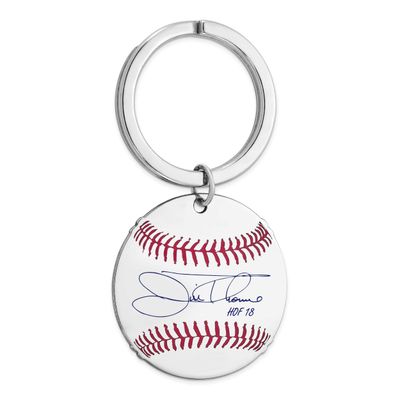 Jim Thome Hall of Fame Signature Epoxy Baseball Keychain Sterling Silver SSHF03JT18, UPC: