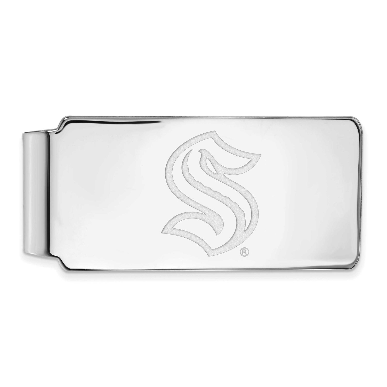 NHL Seattle Kraken Money Clip 14k White Gold 4W022KRA, UPC:
