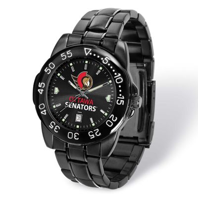 NHL Ottawa Senators Fantom Gunmetal Finish Alloy Watch with Date Gametime XWM3474, UPC: 82652867774