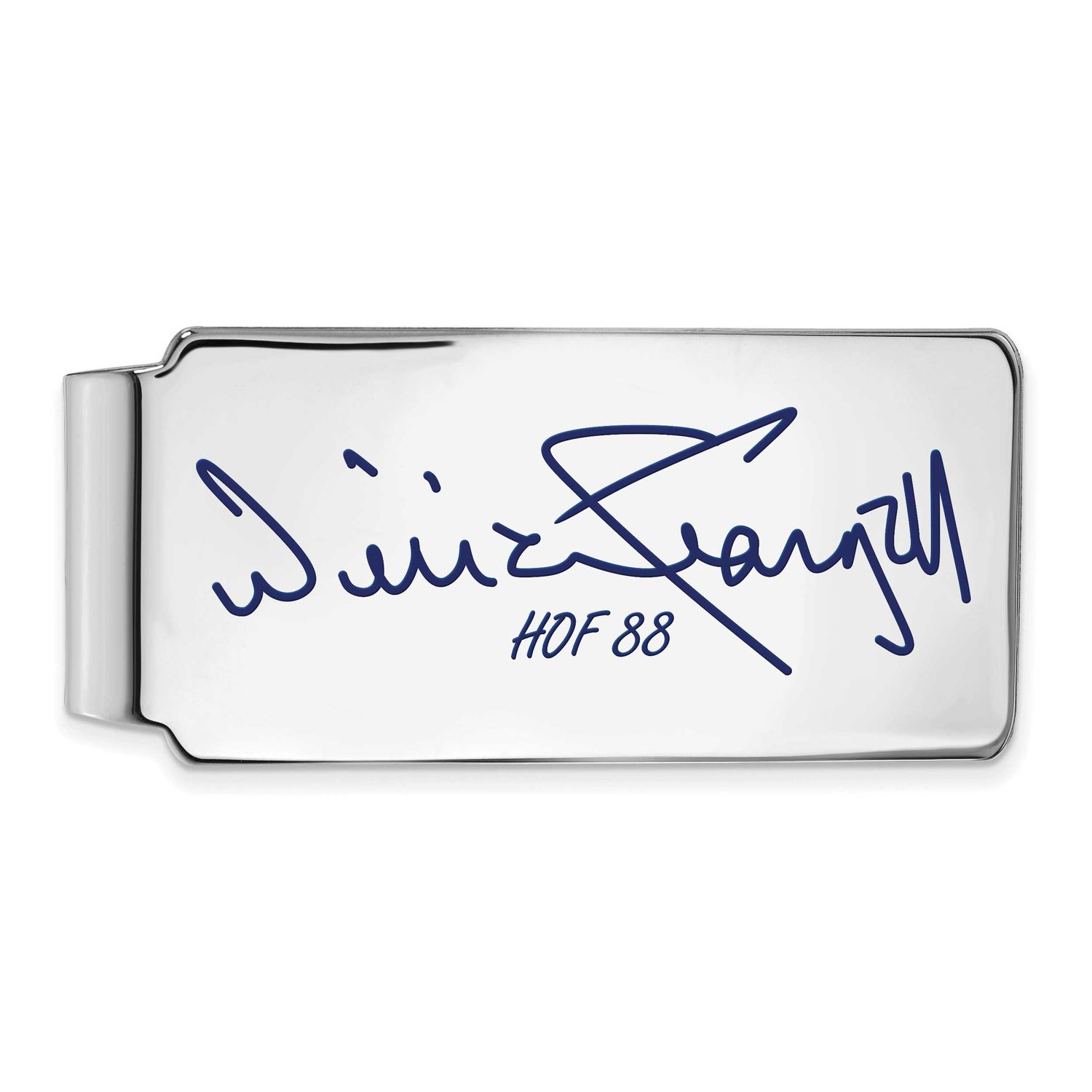 Willie Stargell Hall of Fame Signature Epoxy Money Clip Sterling Silver SSHF04WS88, UPC: