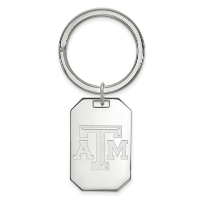 Texas A And M University T-A-M Key Ring Sterling Silver Rhodium-plated SS020TAM, UPC: 886774700052