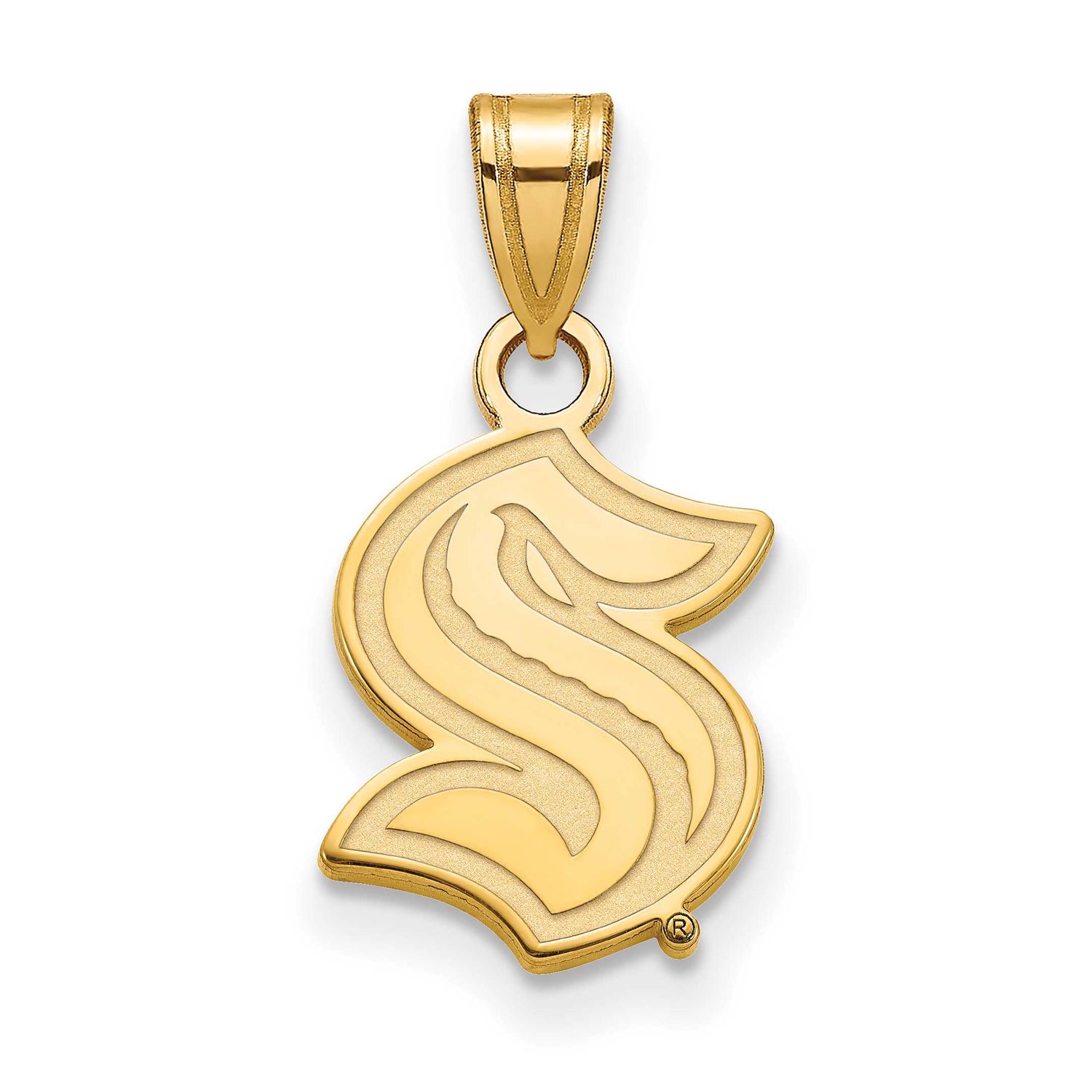 NHL Seattle Kraken Small Pendant 10k Gold 1Y002KRA, UPC: 196904345726