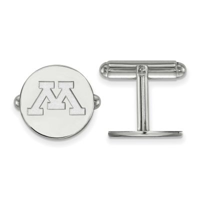 University of Minnesota Letter M Cufflinks Sterling Silver Rhodium-plated SS010UMN, UPC: 8867747117…