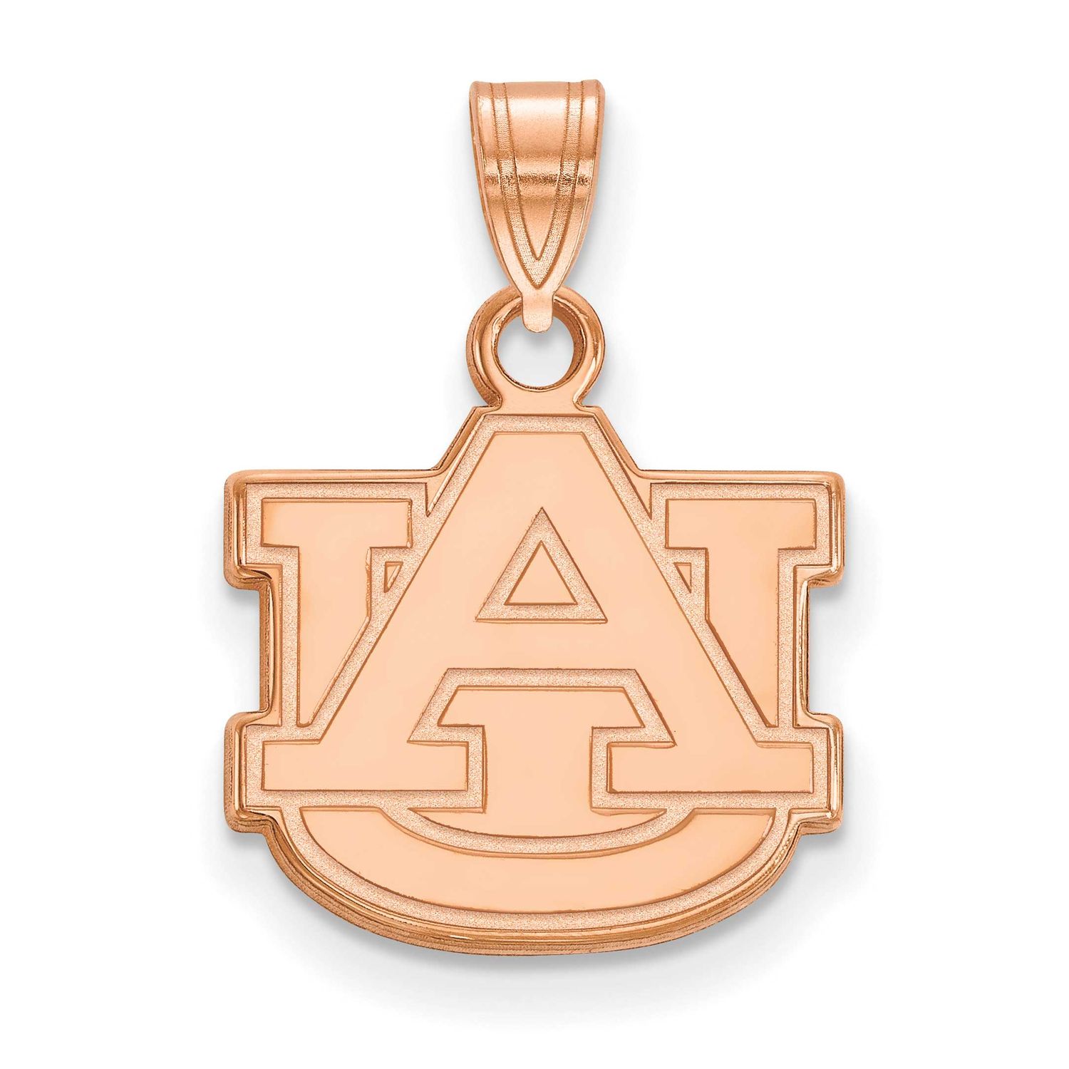 Rose Gold-Plated Auburn University Small Pendant Sterling Silver RP002AU, UPC: 191101777301