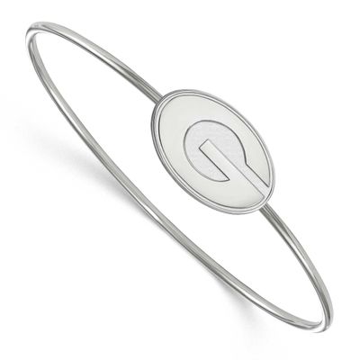 University of Georgia Bangle Slip On Sterling Silver Rhodium-plated SS014UGA-7, UPC: 886774707167