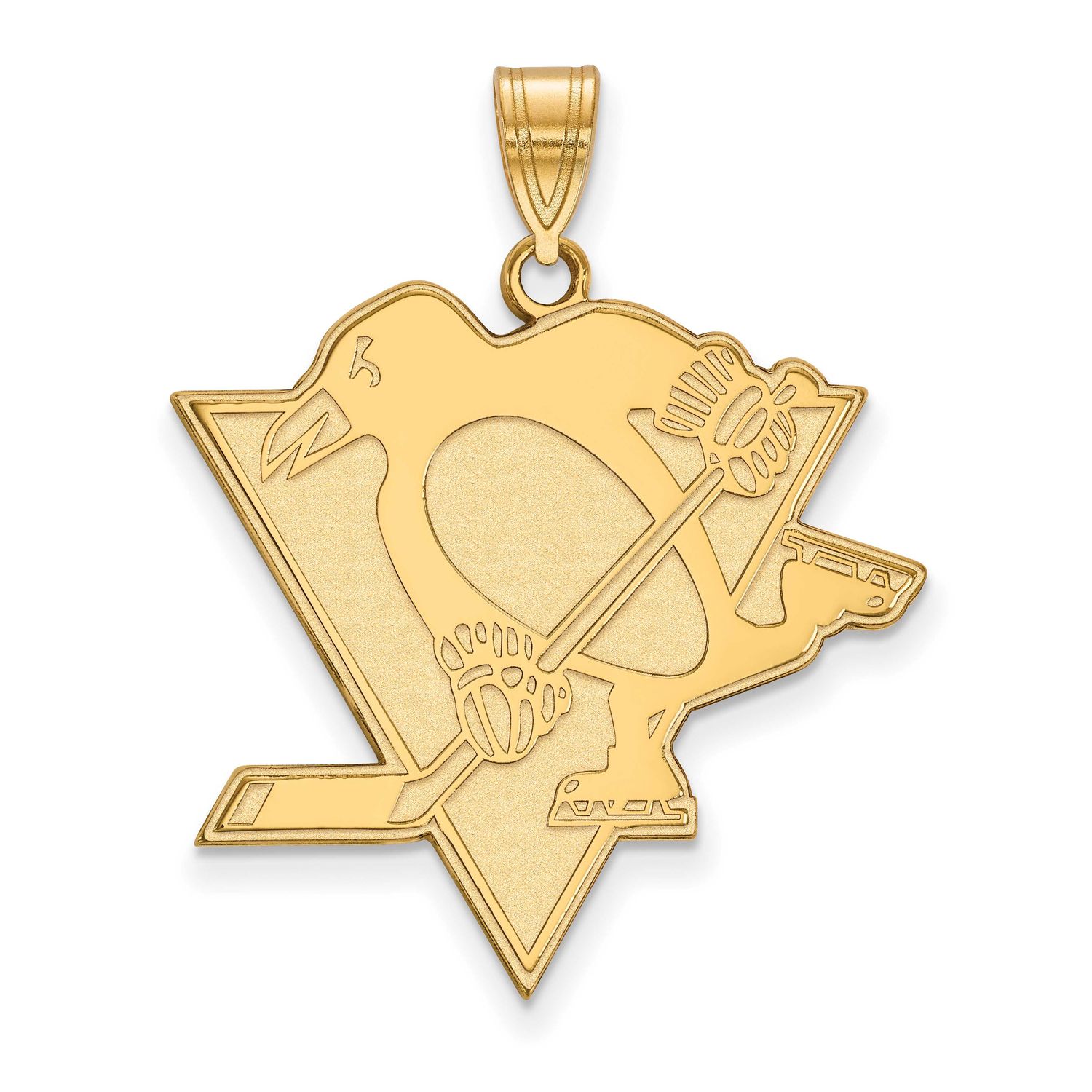 Pittsburgh Penguins Extra Large Pendant 10k Gold 1Y005PEN, UPC: 191101127502