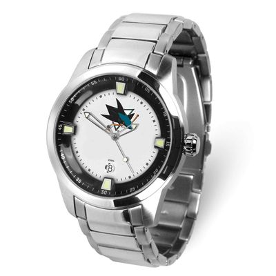 Gametime NHL San Jose Sharks Titan Quartz Watch with Date Stainless Steel XWM3663, UPC: 82652871405