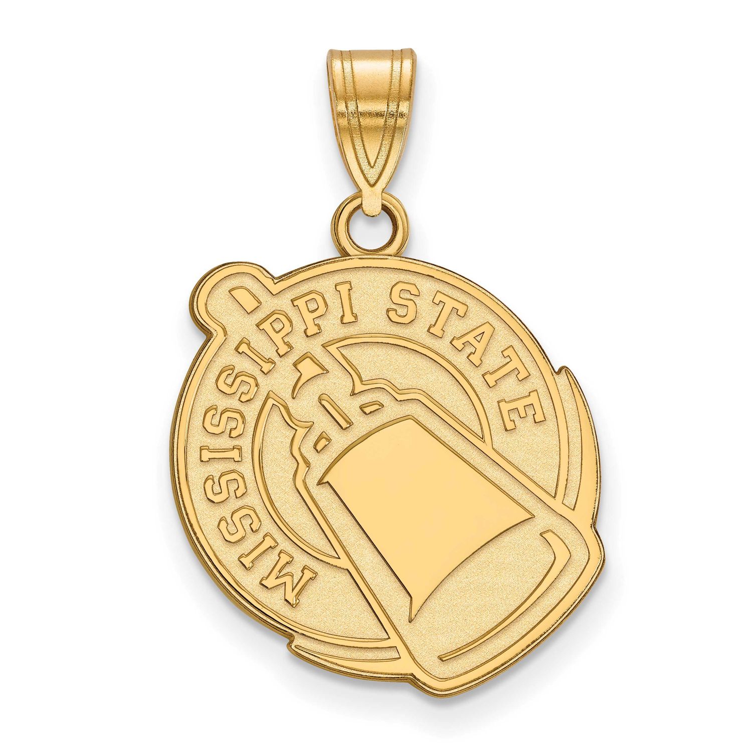 Mississippi State University Large Pendant 14k Gold 4Y046MSS, UPC: 886774882789