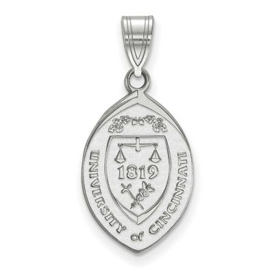 University of Cincinnati Large Crest Pendant Sterling Silver Rhodium-plated SS041UC, UPC: 886774725…