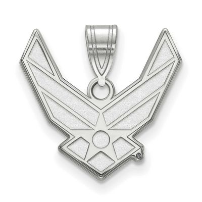 U.S. Air Force Large Pendant Sterling Silver Rhodium-plated SS004USAF, UPC: 191101214967