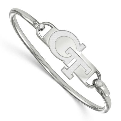 Georgia Institute of Technology Bangle Sterling Silver Rhodium-plated SS015GT-7, UPC: 886774684918