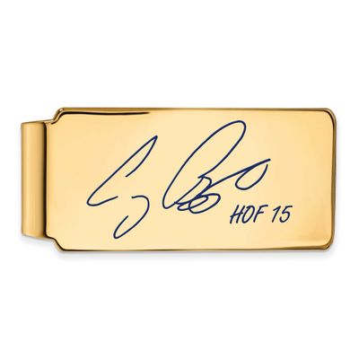 Craig Biggio Hall of Fame Signature Epoxy Money Clip Gold-plated Sterling Silver GPHF04CB15, UPC: