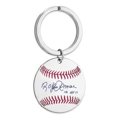 Roberto Alomar Hall of Fame Signature Epoxy Baseball Keychain Sterling Silver SSHF03RA11, UPC: