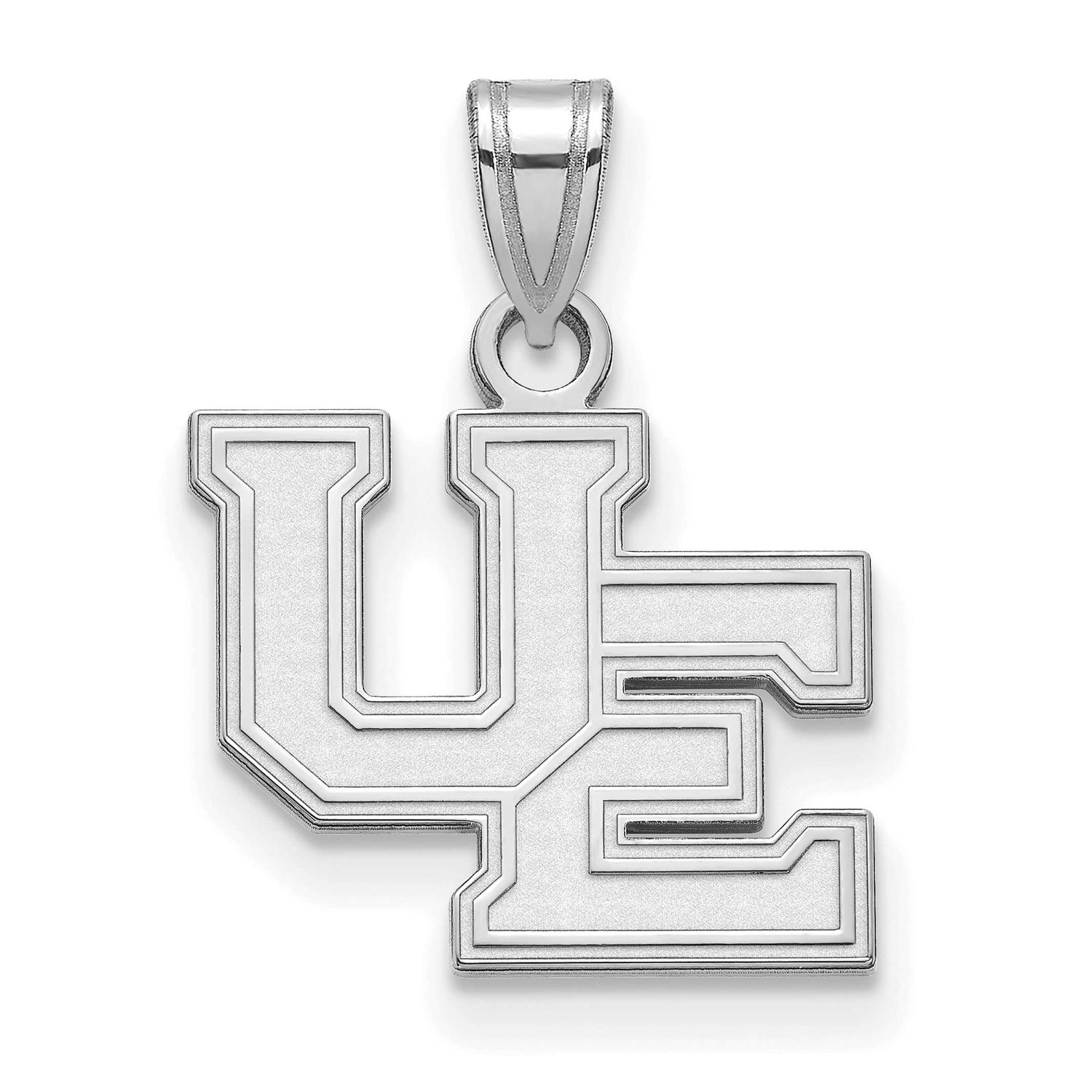 University of Evansville Purple Aces Small Pendant 10k White Gold 1W001UEV, UPC: 886774766751