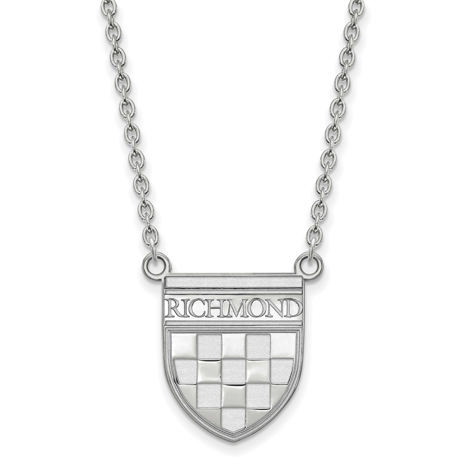 University of Richmond Large Split Chain Necklace Sterling Silver SS032URV-18, UPC: 191101774812