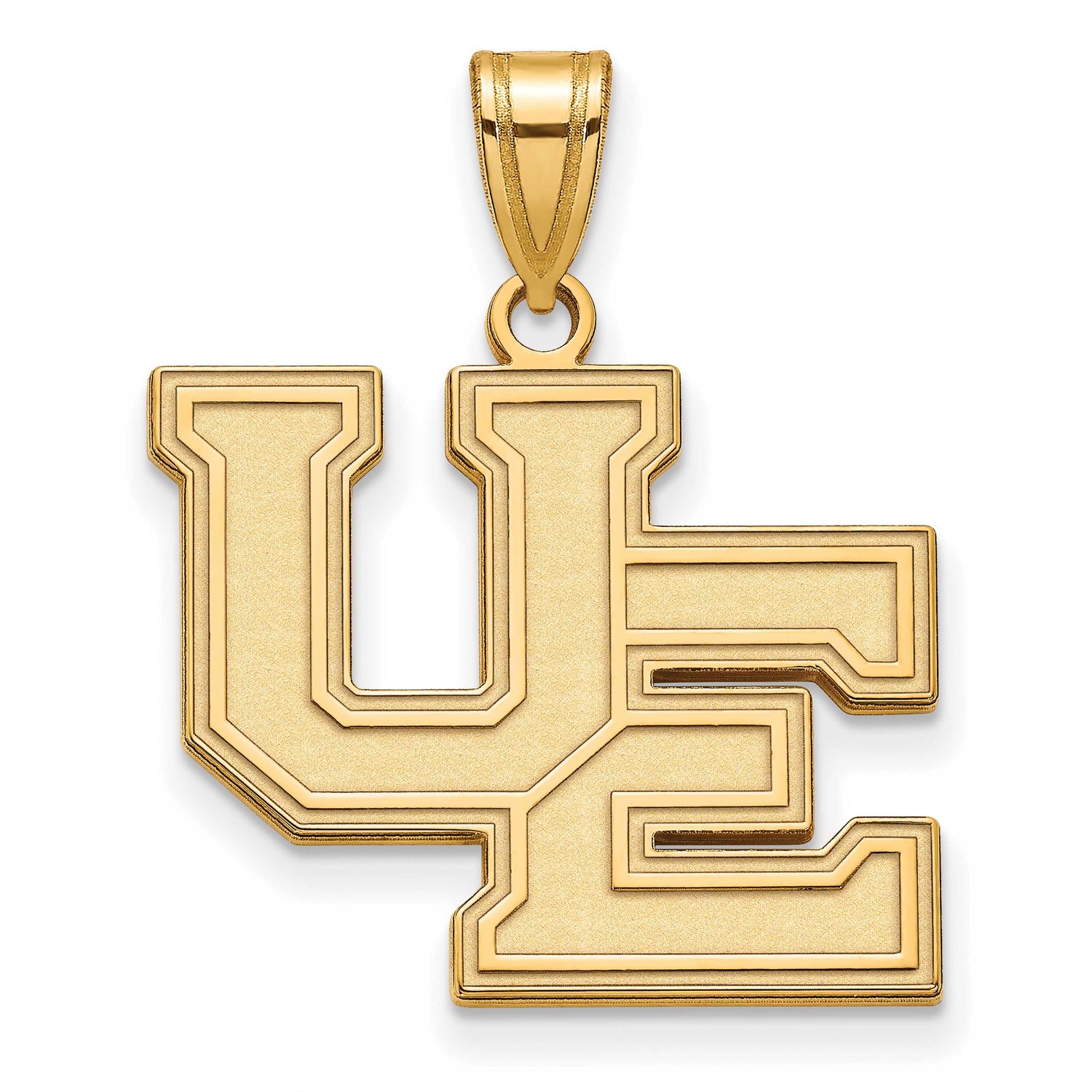 University of Evansville Purple Aces Large Pendant Gold-plated Sterling Silver GP002UEV, UPC: 88677…