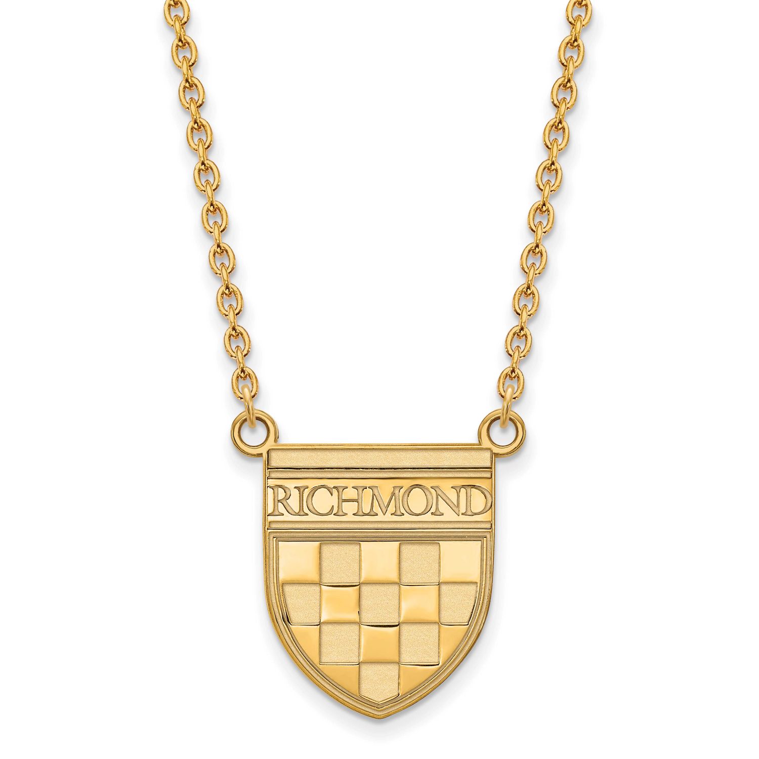 University of Richmond Large Split Chain Necklace 10k Gold 1Y032URV-18, UPC: 191101780615