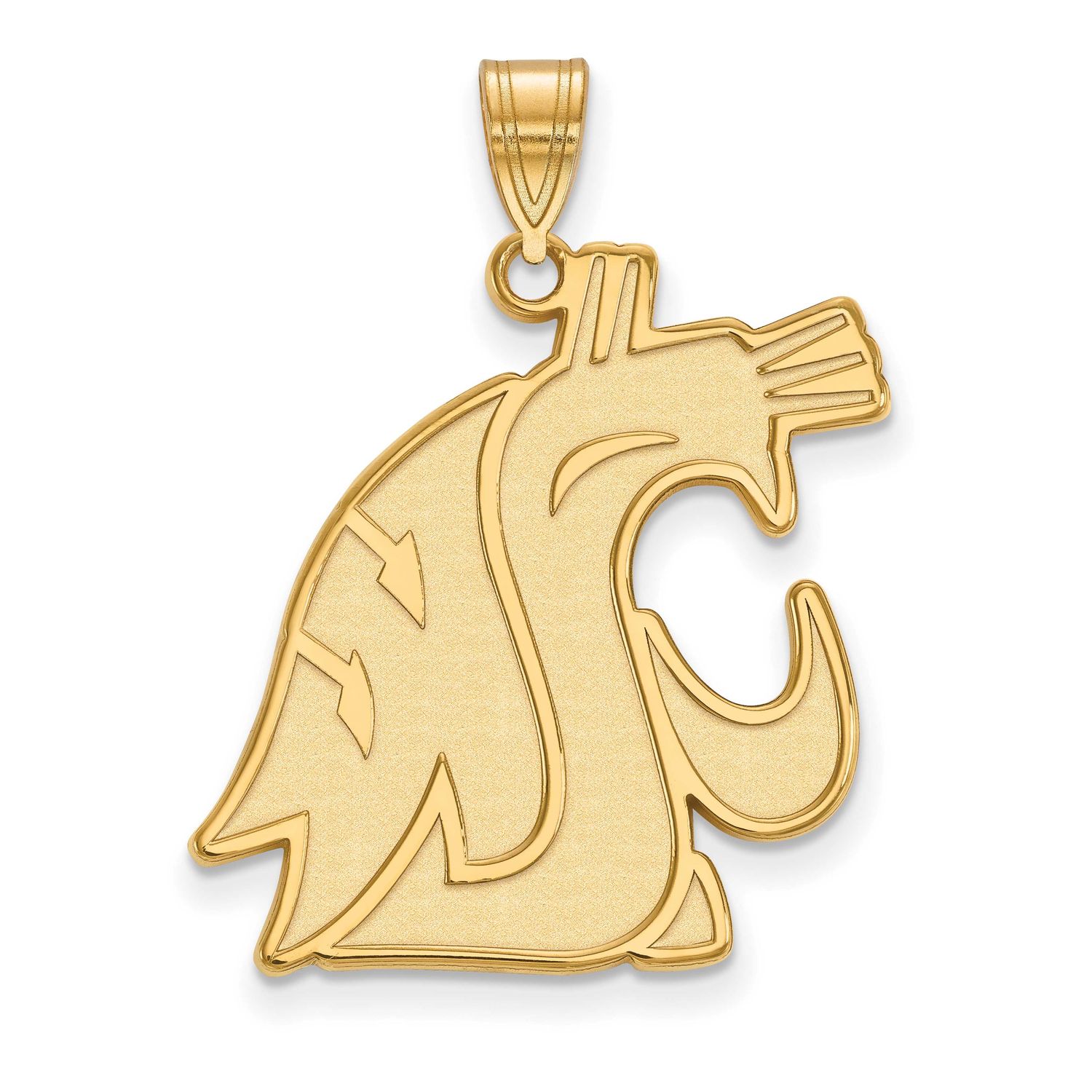 Washington State University Cougar Extra Large Pendant 14k Gold 4Y004WAS, UPC: 886774863689