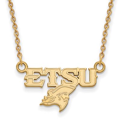 East Tennessee State U. Small Necklace 10k Gold 1Y011ETS-18, UPC: 196904342695