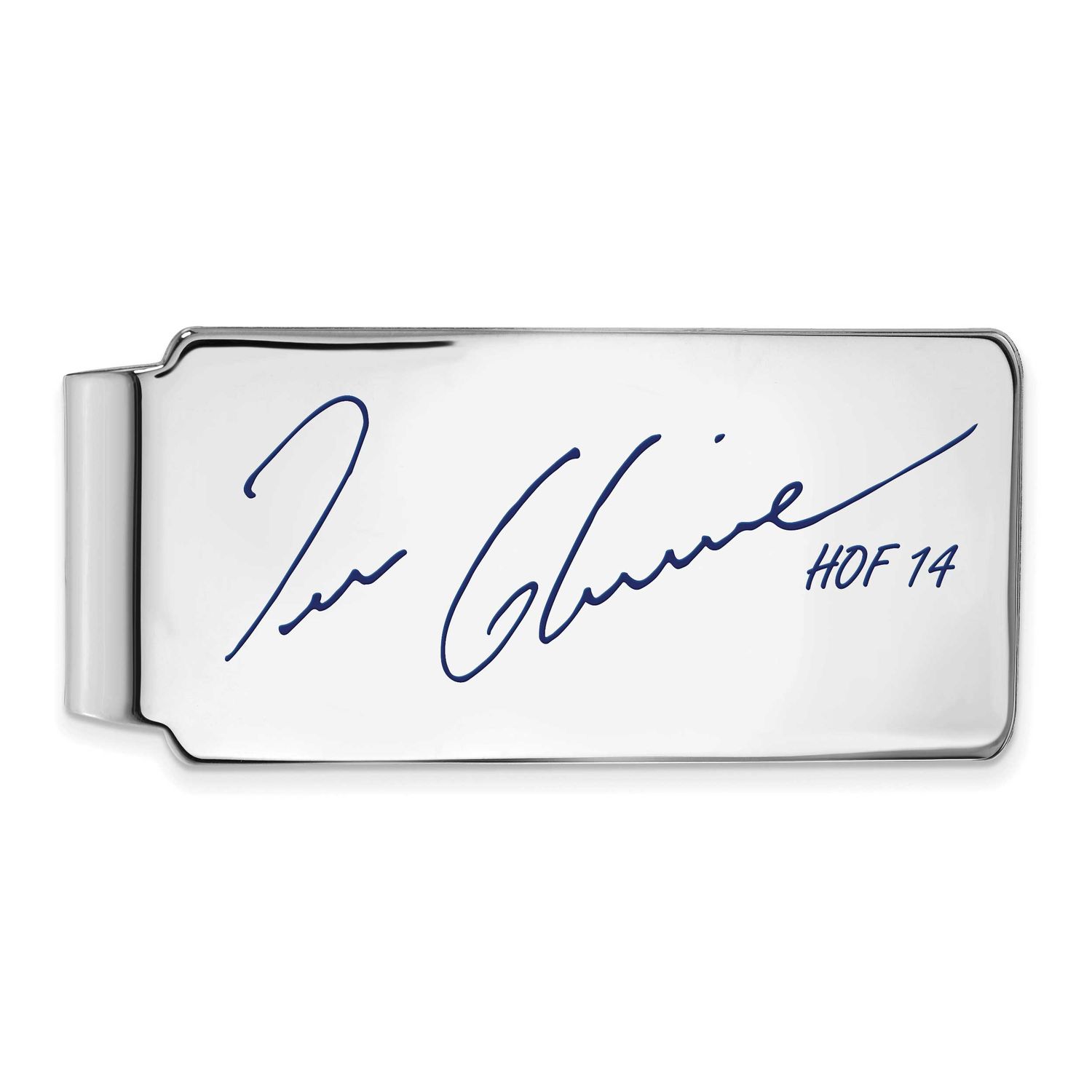 Tom Glavine Hall of Fame Signature Epoxy Money Clip Sterling Silver SSHF04TG14, UPC: