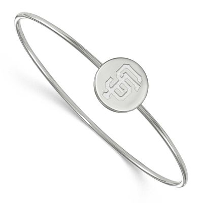 MLB San Francisco Giants Slip On Bangle Sterling Silver Rhodium-plated SS013GIT-7, UPC: 886774626888