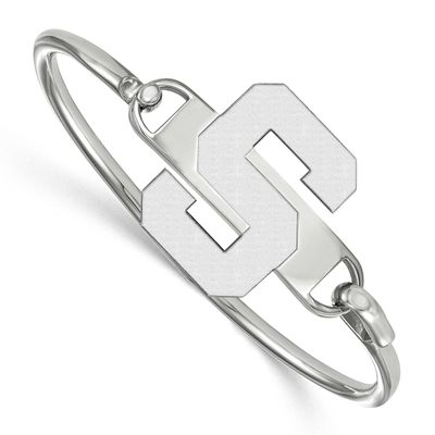 Michigan State University Bangle Sterling Silver Rhodium-plated SS021MIS-7, UPC: 886774690780