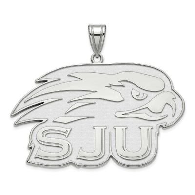 St Joseph&#39;S University Hawks Extra Large Pendant 10k White Gold 1W002SJO, UPC: 886774768847