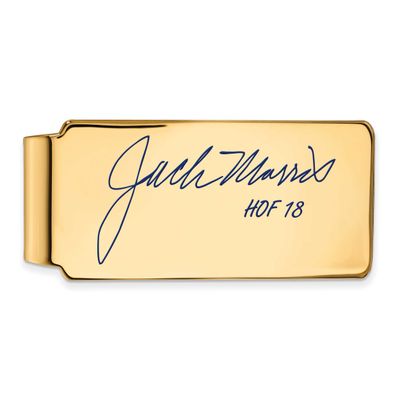 Jack Morris Hall of Fame Signature Epoxy Money Clip Gold-plated Sterling Silver GPHF04JM18, UPC: