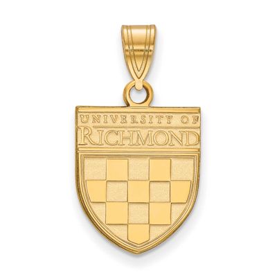 University of Richmond Medium Pendant Gold-plated Sterling Silver GP018URV, UPC: 191101214738