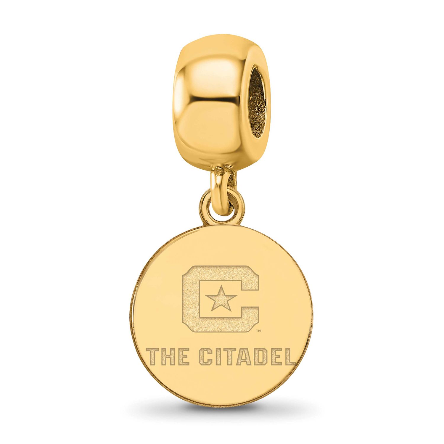 The Citadel Small Dangle Bead Gold-plated Sterling Silver GP015TCI, UPC: 886774918785