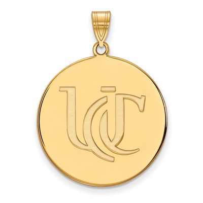 University of Cincinnati U-C Extra Large Disc Pendant 14k Gold 4Y052UC, UPC: 886774884424